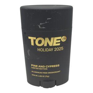 TONE by Amp Pine & Cypress Limited Edition 2025 Aluminum Free NEW Deodorant